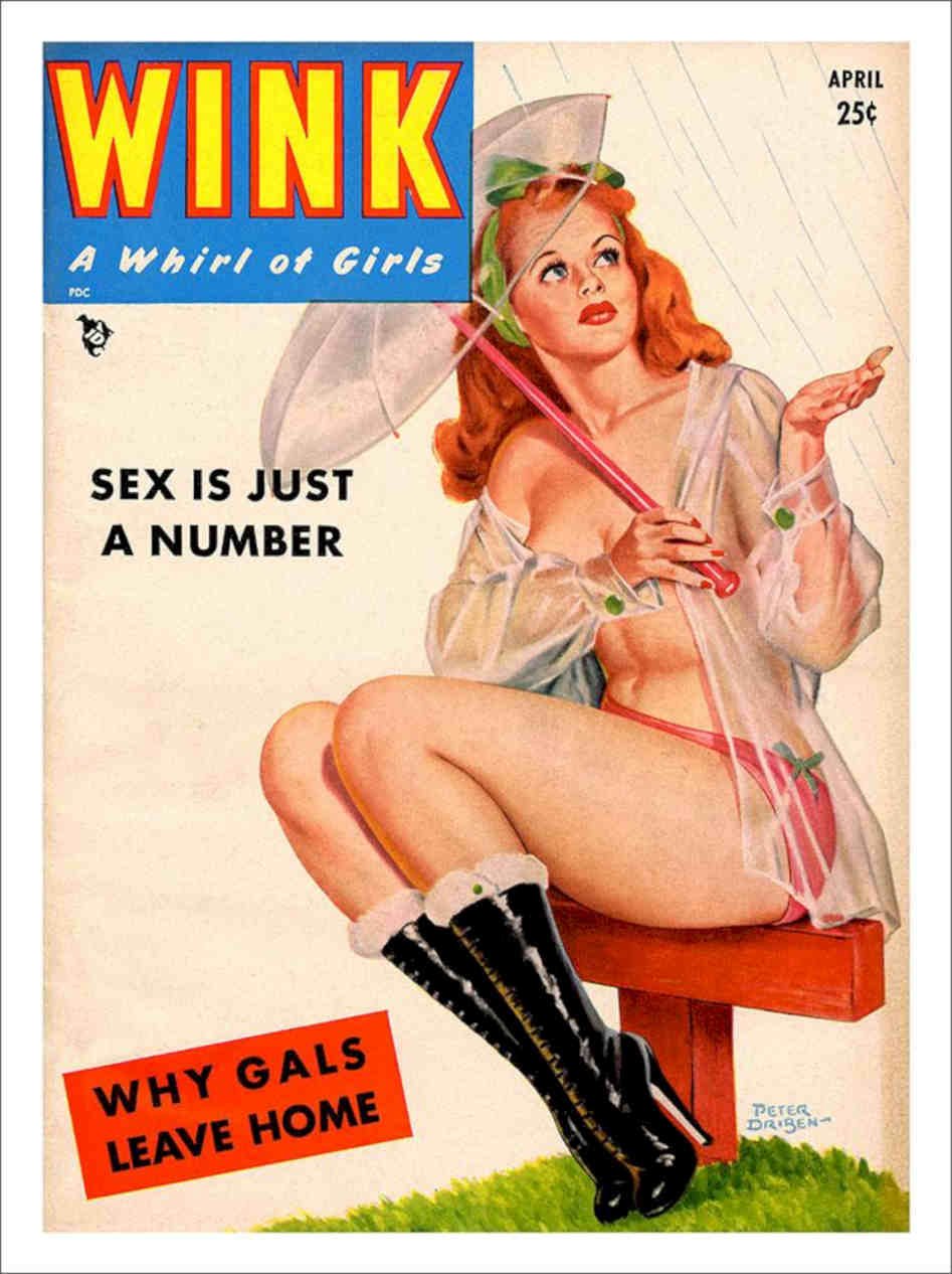 Wink Glamour Magazine Cover 10 Vintage Retro Advert Poster A4 Photo Print