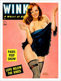 Wink Glamour Magazine Cover 8 Vintage Retro Advert Poster A4 Photo Print
