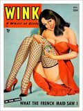 Wink Glamour Magazine Cover 9 Vintage Retro Advert Poster A4 Photo Print