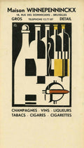 Winnepeninckx Champagnes Vins Vintage Retro Advert Poster