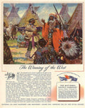 Winning West Engines 1950s Vintage Retro Advert Poster
