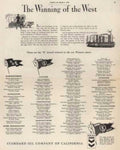 Winning West Pamphlet Vintage Retro Advert Ads A4 Photo Print