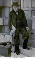 Winston Churchill 18741965 Vintage A4 Photo Print