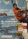 Winston Lights Sailboat Vintage Retro Advert Ads A4 Photo Print