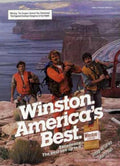 Winston Men Rocks Vintage Retro Advert Ads A4 Photo Print