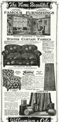 Winter Curtains Fabrics Vintage Retro Advert Poster A4 Photo Print