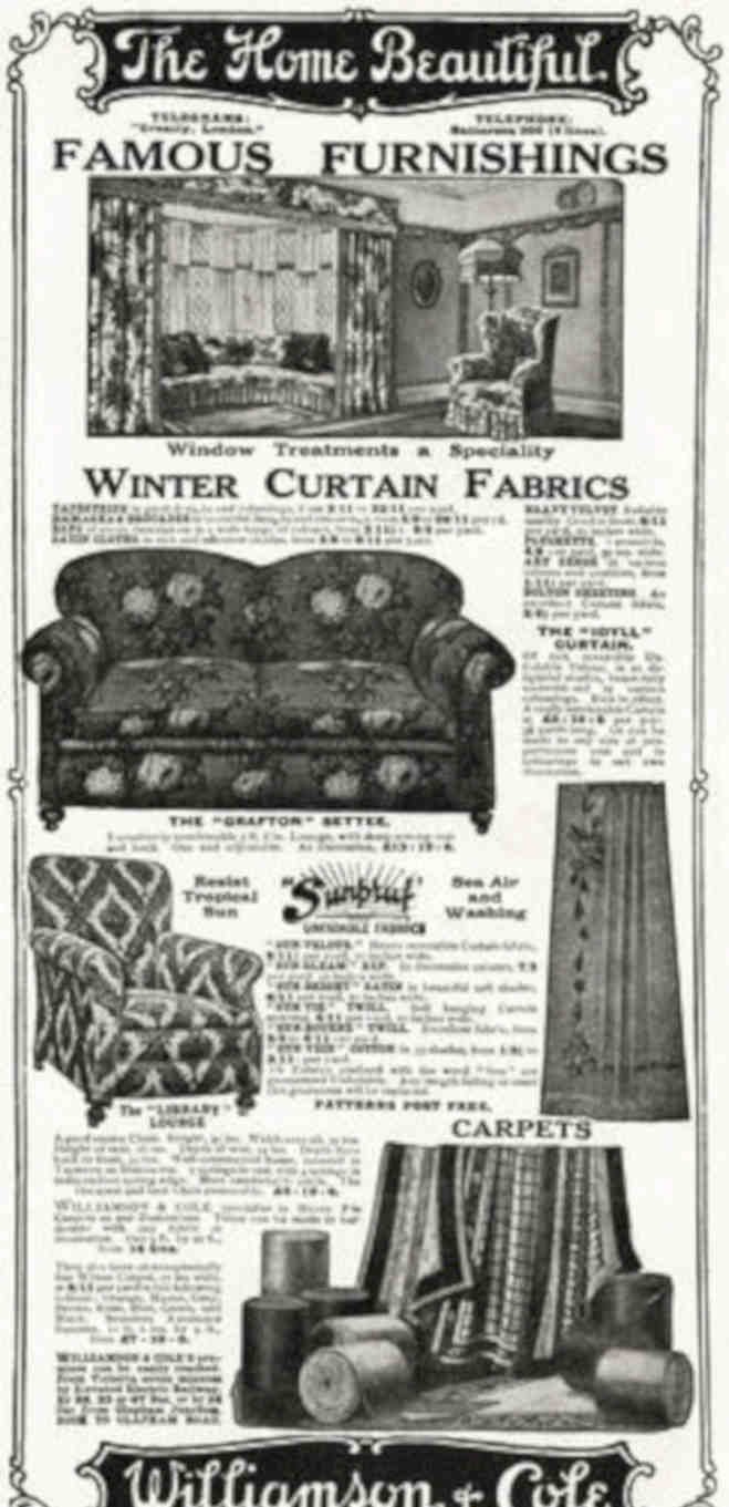 Winter Curtains Fabrics Vintage Retro Advert Poster A4 Photo Print