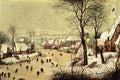 Winter Landscape With Skaters Pieter Bruegel A4 Photo Print
