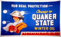 Winter Oil Poster Vintage Retro Advert Poster A4 Photo Print