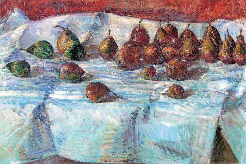 Winter Sickle Pears Hassam Impressionism American A4 Photo Print