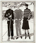 Winter Skiing Styles Vintage Retro Advert Poster A4 Photo Print