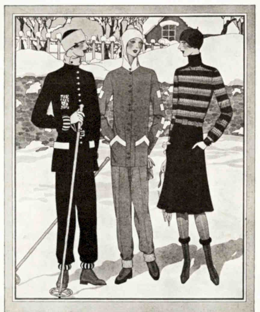 Winter Skiing Styles Vintage Retro Advert Poster A4 Photo Print