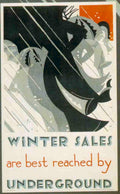 Winter Underground Ship Vintage Retro Advert Ads A4 Photo Print