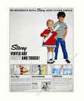 Wipe Clean Vinyls Vintage Retro Advert Poster A4 Photo Print