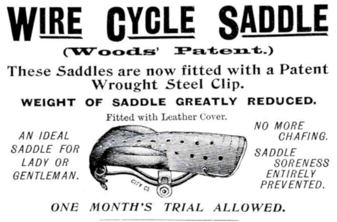 Wire Cycle Saddle Vintage Retro Advert Poster A4 Photo Print