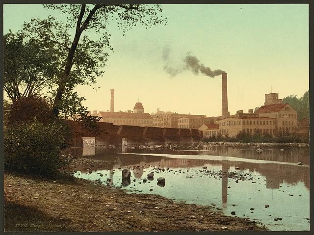Wisconsin Appleton Paper Mills Vintage A4 Photo Print