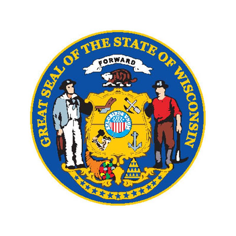Wisconsin Seal N4200 A4 Photo Print