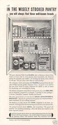 Wisely Stocked Pantry Vintage Retro Advert Ads A4 Photo Print