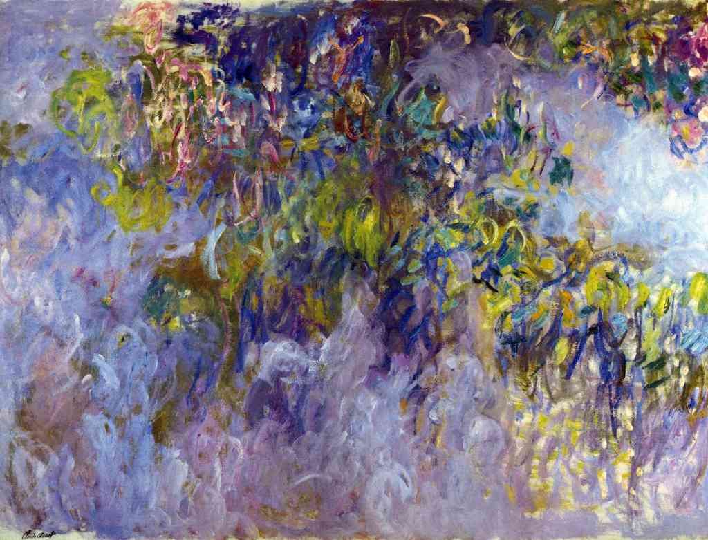Wisteria 1 Monet A4 Photo Print