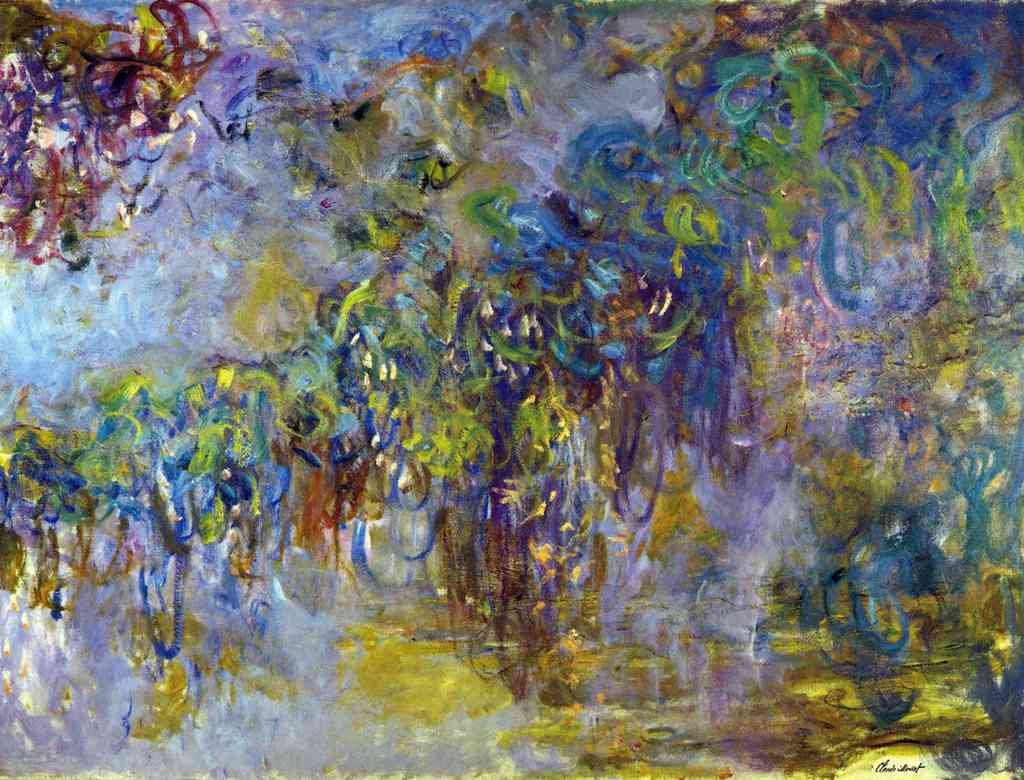 Wisteria 2 Monet A4 Photo Print