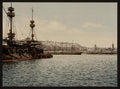 With war ships Algiers Vintage A4 Photo Print