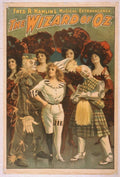 Wizard Oz Poster Vintage Retro Advert Poster A4 Photo Print