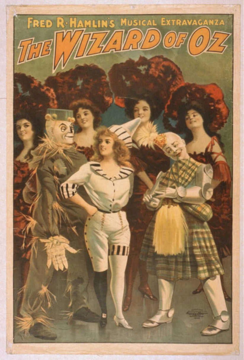 Wizard Oz Poster Vintage Retro Advert Poster A4 Photo Print
