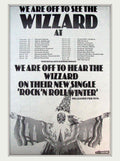 Wizard Tour Dates Vintage Retro Advert Poster A4 Photo Print