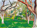 Wojciech Weiss blossoming orchard Art A4 Photo Print