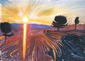 Wojciech Weiss radiant sunset 1902 Art A4 Photo Print