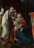 Wolf Huber Christ taking leave of his Mother A4 Photo Print