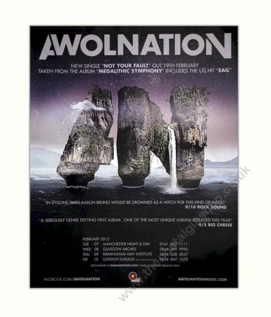 Wolf Nation Megalithic Vintage Retro Advert Poster A4 Photo Print