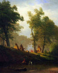 Wolf River Kansas Bierstadt A4 Photo Print