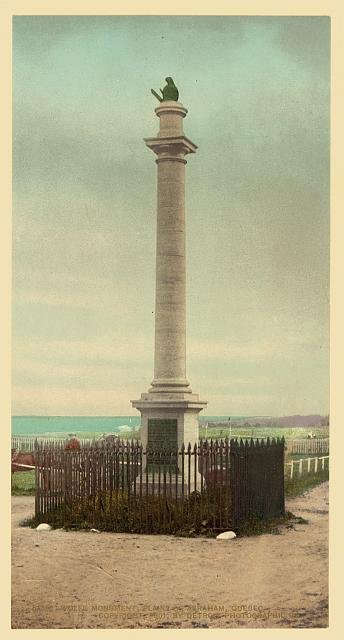Wolfe Monument Plains of Abraham Quebec Vintage A4 Photo Print