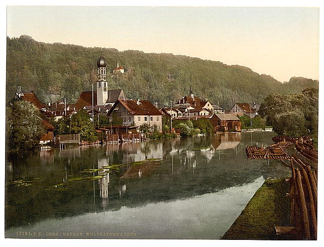 Wolfrathshausen Upper Bavaria Vintage A4 Photo Print