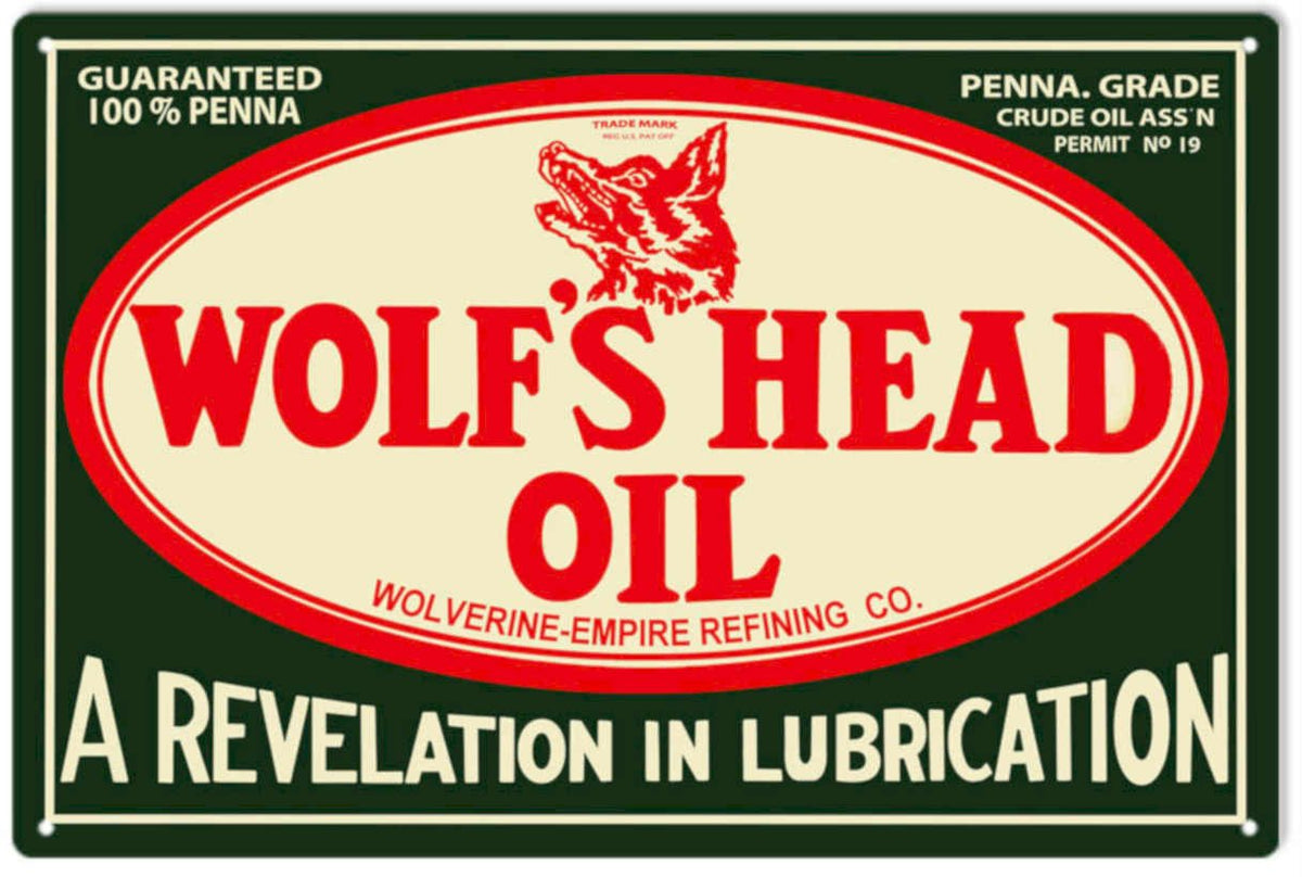 Wolfs Head Oil 11 Vintage Retro Advert Ads A4 Photo Print