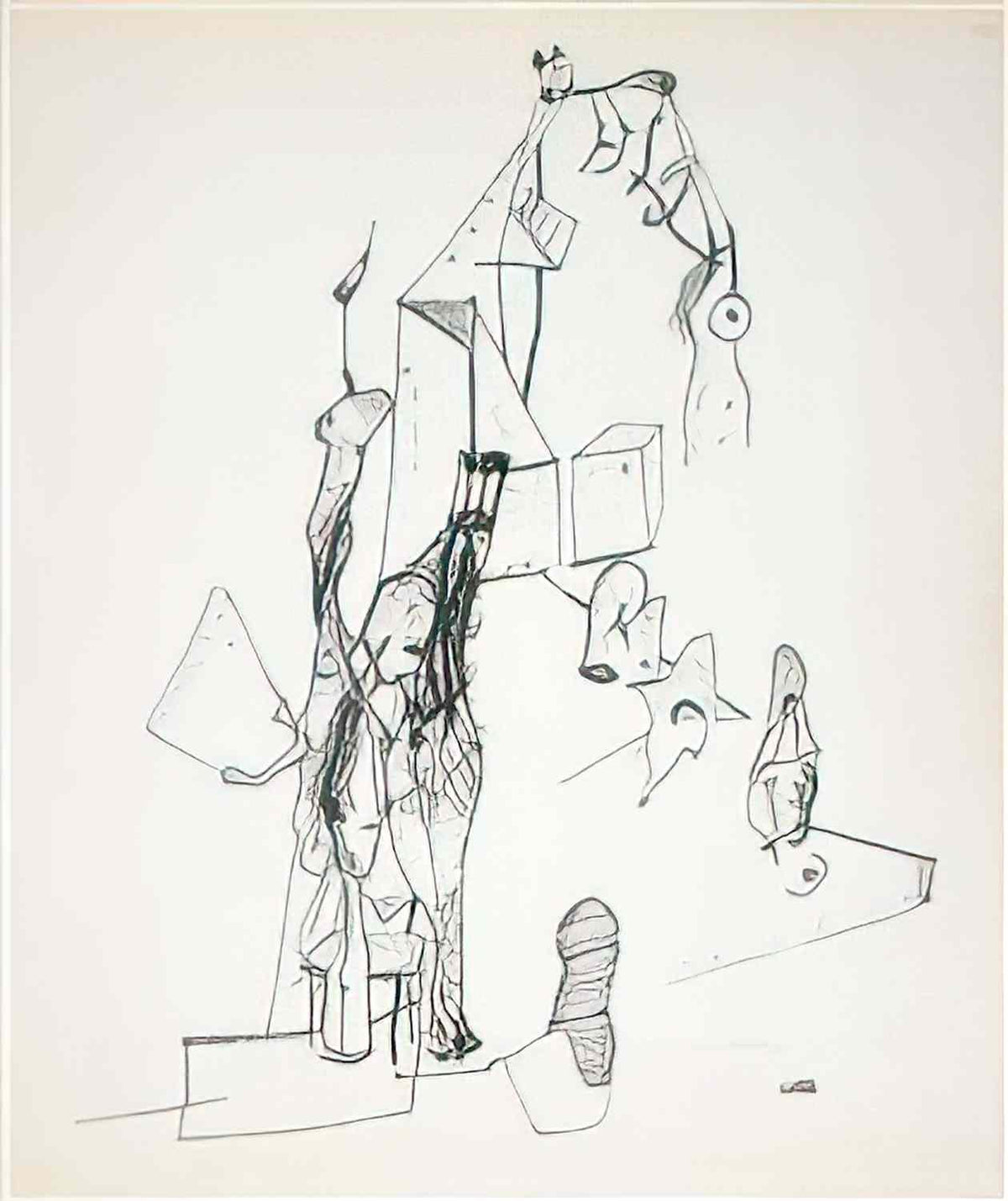 Wols sketch 1965 Art A4 Photo Print