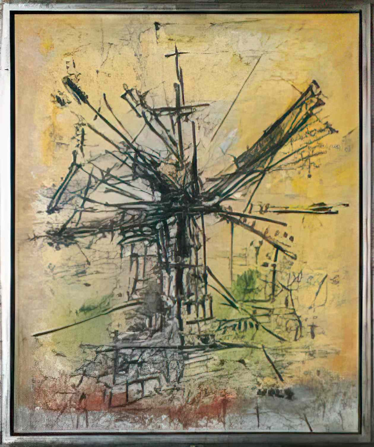 Wols the windmill 195 Art A4 Photo Print