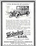 Wolseley 11 22 Vintage Retro Advert Poster A4 Photo Print