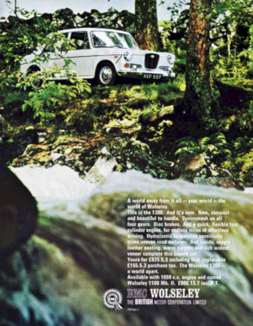 Wolseley 1300 Super Vintage Retro Advert Poster A4 Photo Print