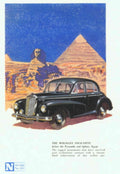Wolseley Fourfifty Pyramids 1940s Vintage Retro Advert Poster