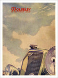 Wolseley The Car Without A Doubt 1930s Vintage Retro Advert Poster A4 Photo Pri