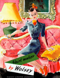 Wolsey Blue Dress Vintage Retro Advert Poster A4 Photo Print