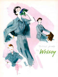 Wolsey Suits Women 1950s Vintage Retro Advert Poster