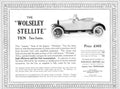 Wolsley Stellite Ten Vintage Retro Advert Poster A4 Photo Print