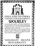Wolsley Taj Mahal Vintage Retro Advert Poster A4 Photo Print