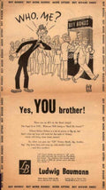 Wolves Bonds Baumann Vintage Retro Advert Ads A4 Photo Print