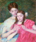 Woman And Girl Cassatt A4 Photo Print