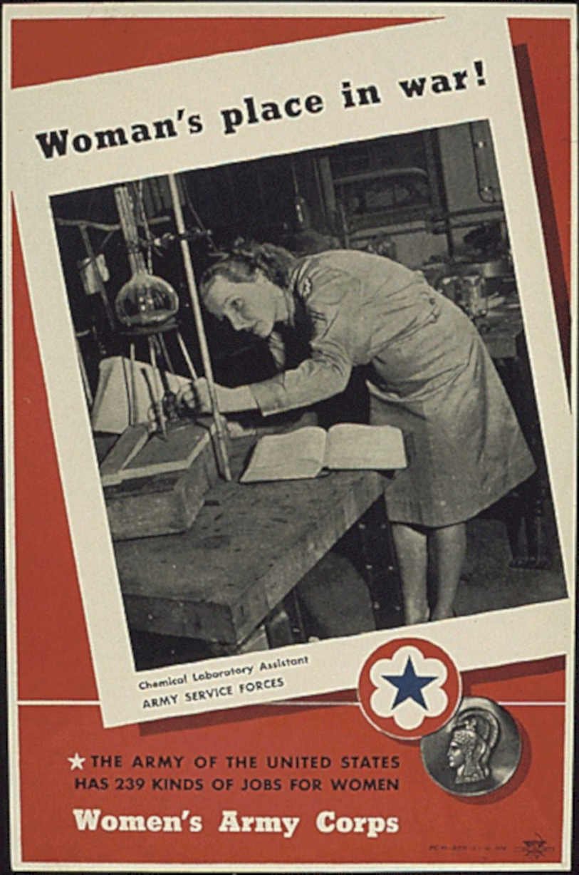 Woman Army Lab 1 Vintage Retro Advert Poster A4 Photo Print