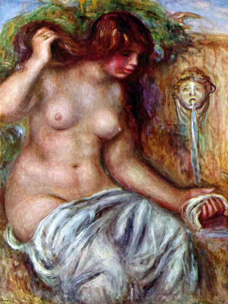 Woman At The Well Renoir A4 Photo Print